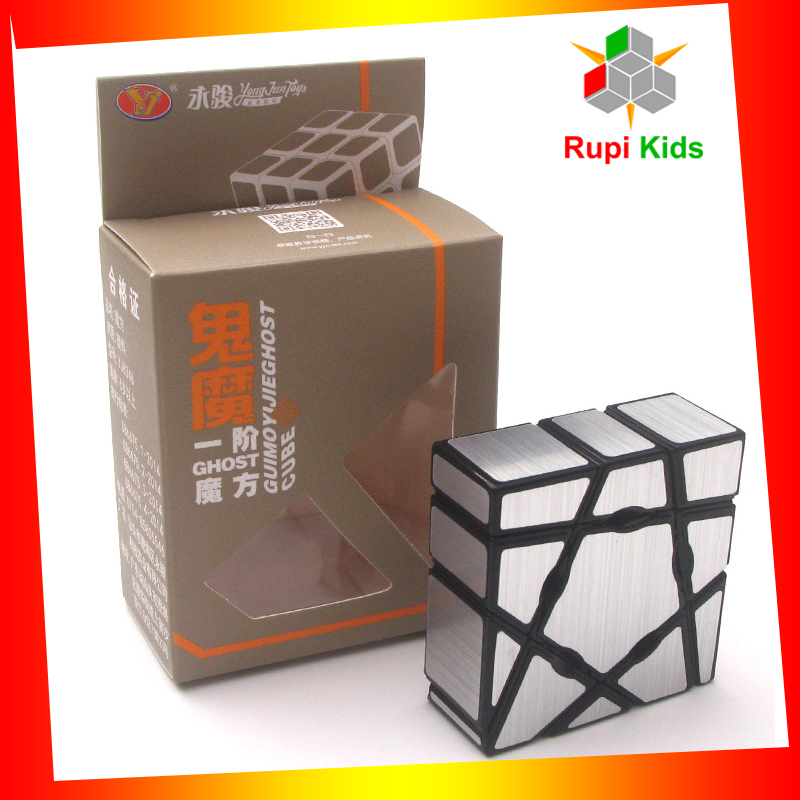 Rubik Ghost Mirror Bạc - YongJun 1x3x4 - Biến thể gương