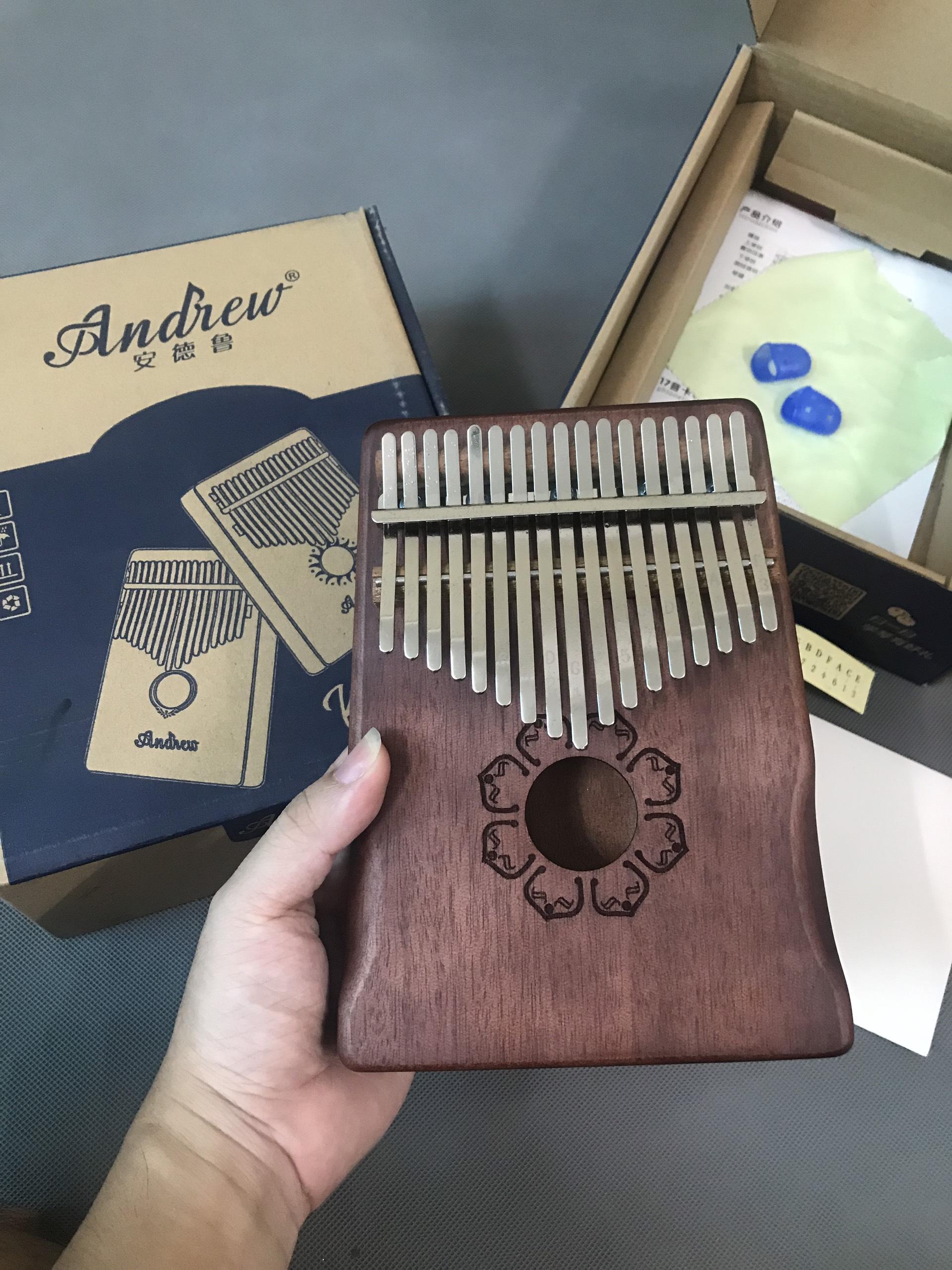 Đàn gõ kalimba andrew hoa mai 17inch cao cấp