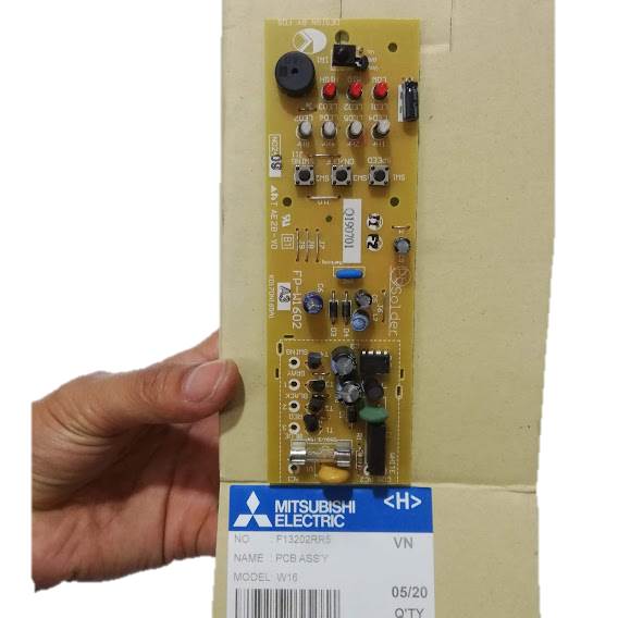 Bo điều khiển quạt treo tường Mitsubishi W16-RV, RU đời mới chính hãng