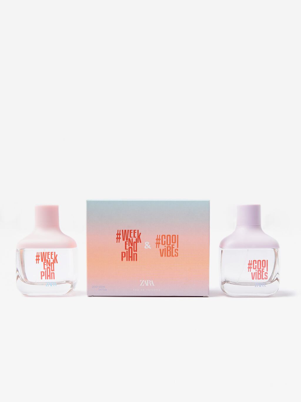 [HCM]Set nước hoa cho bé gái Zara Week End Plan + Cool Vibes EDT 100 ML