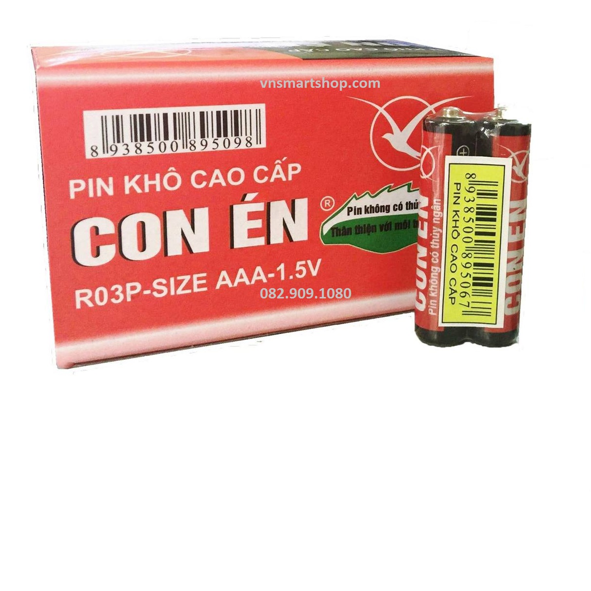 03 đôi Pin đũa, Pin AAA dùng cho điều khiển và các thiết bị điện tử cầm tay. Pin khô Con Én / Con Thỏ / Toshiba R03P AAA 1,5V