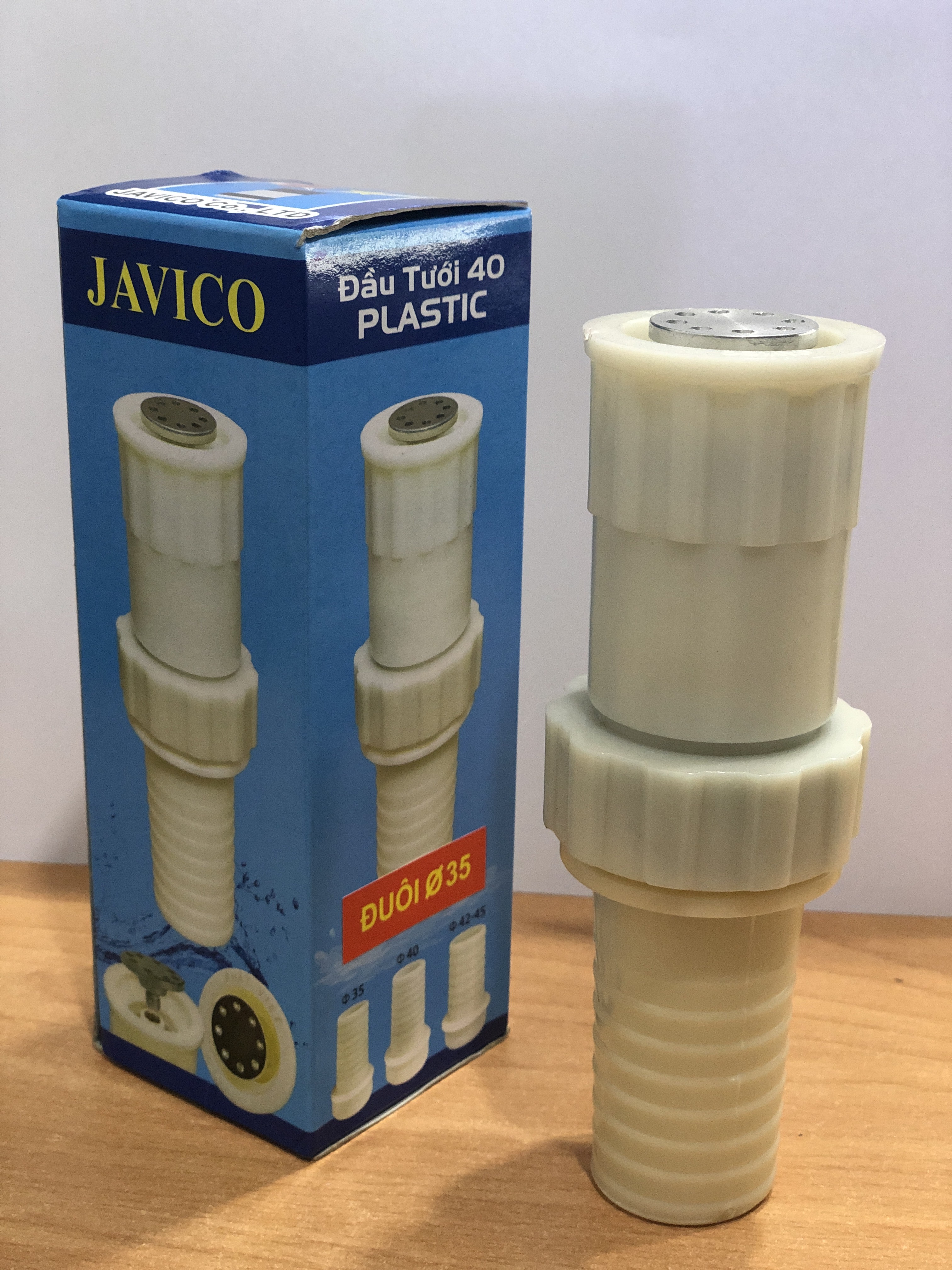 [HCM]Đầu tưới phun mưa cầm tay nông nghiệp Nhật Việt javico bằng nhựa size 40