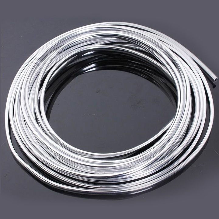 nẹp chống xước xe ô tô, nẹp crom trang trí ô tô, nẹp viền trang trí mạ crom, nẹp cửa chống va đập - cuộn 15m