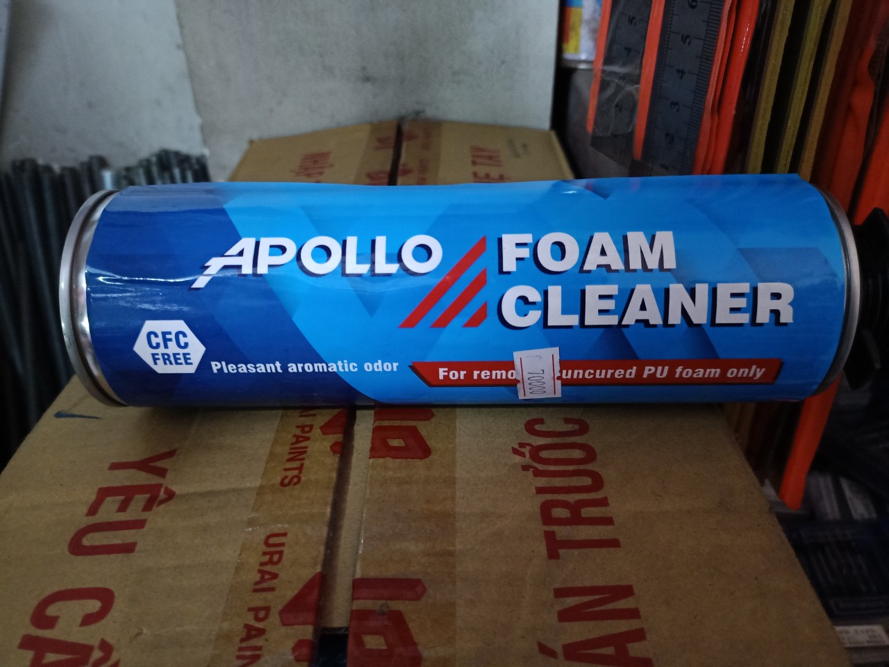 Nước rửa dụng cụ bắn keo foam bọt nở apollo