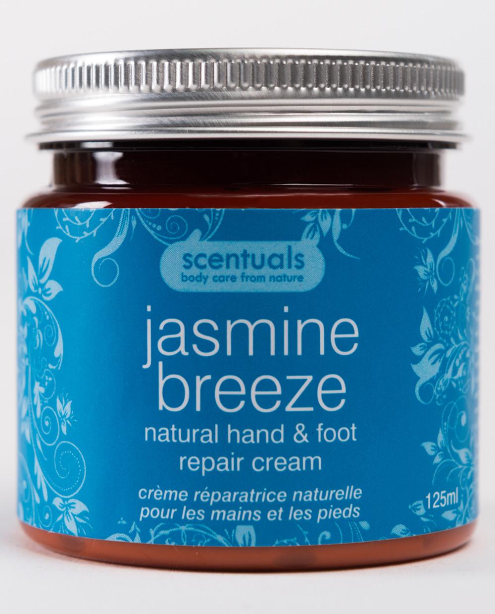 Kem dưỡng da tay và chân hương hoa Lài Scentuals Jasmine Breeze Natural Hand & Foot Repair Cream 125ml