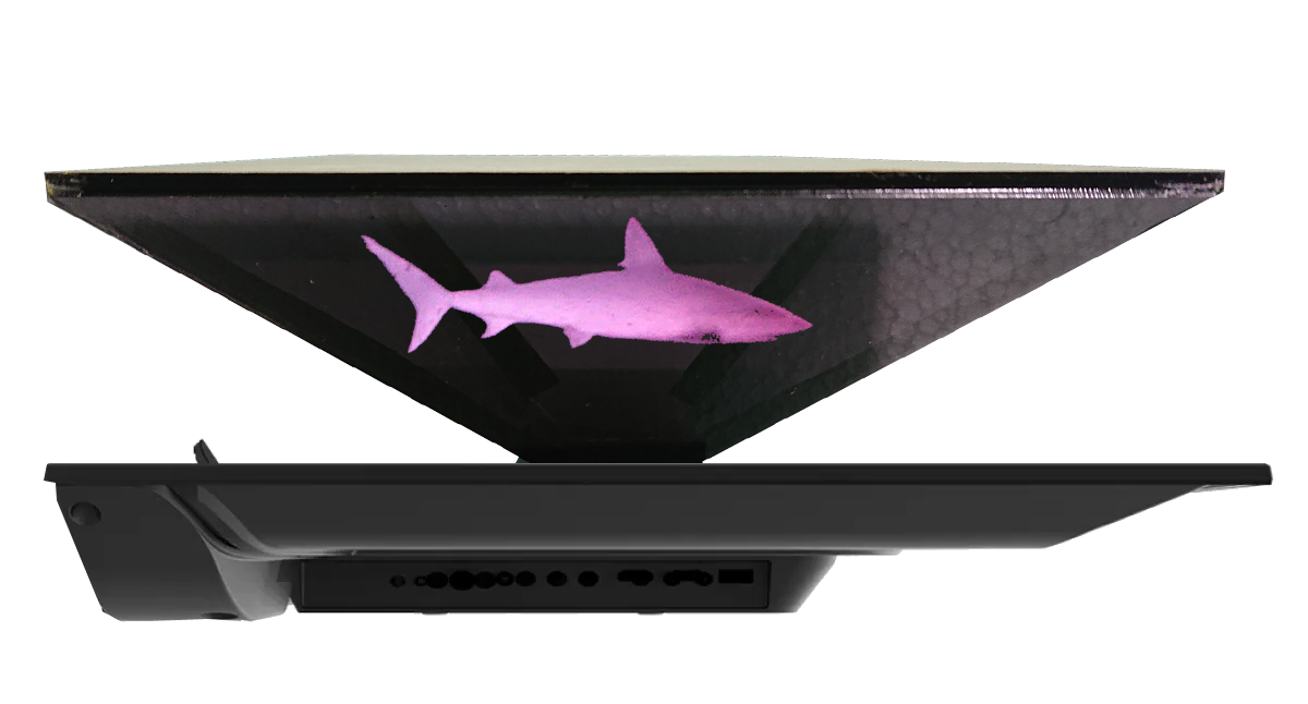 [HCM]Máy chiếu 3D Hologram Pyramid cho Tivi 24 inch