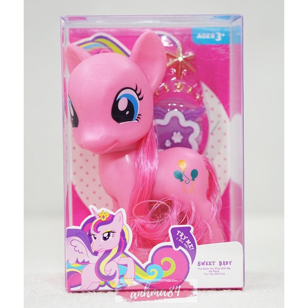 Đồ Chơi Hộp Ngựa Pony - Sét 01 Con - Có Nhạc - ( GIAO MẪU NGẪU NHIÊN ) - anhma84 store