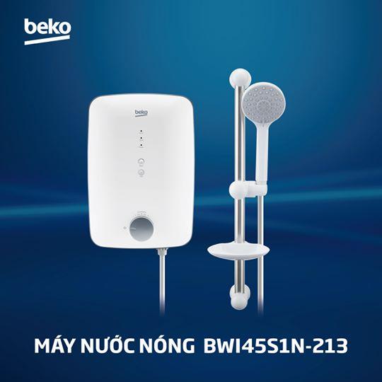 Máy tắm nước nóng trực tiếp beko bwi45s1n-213 - 4,5kw