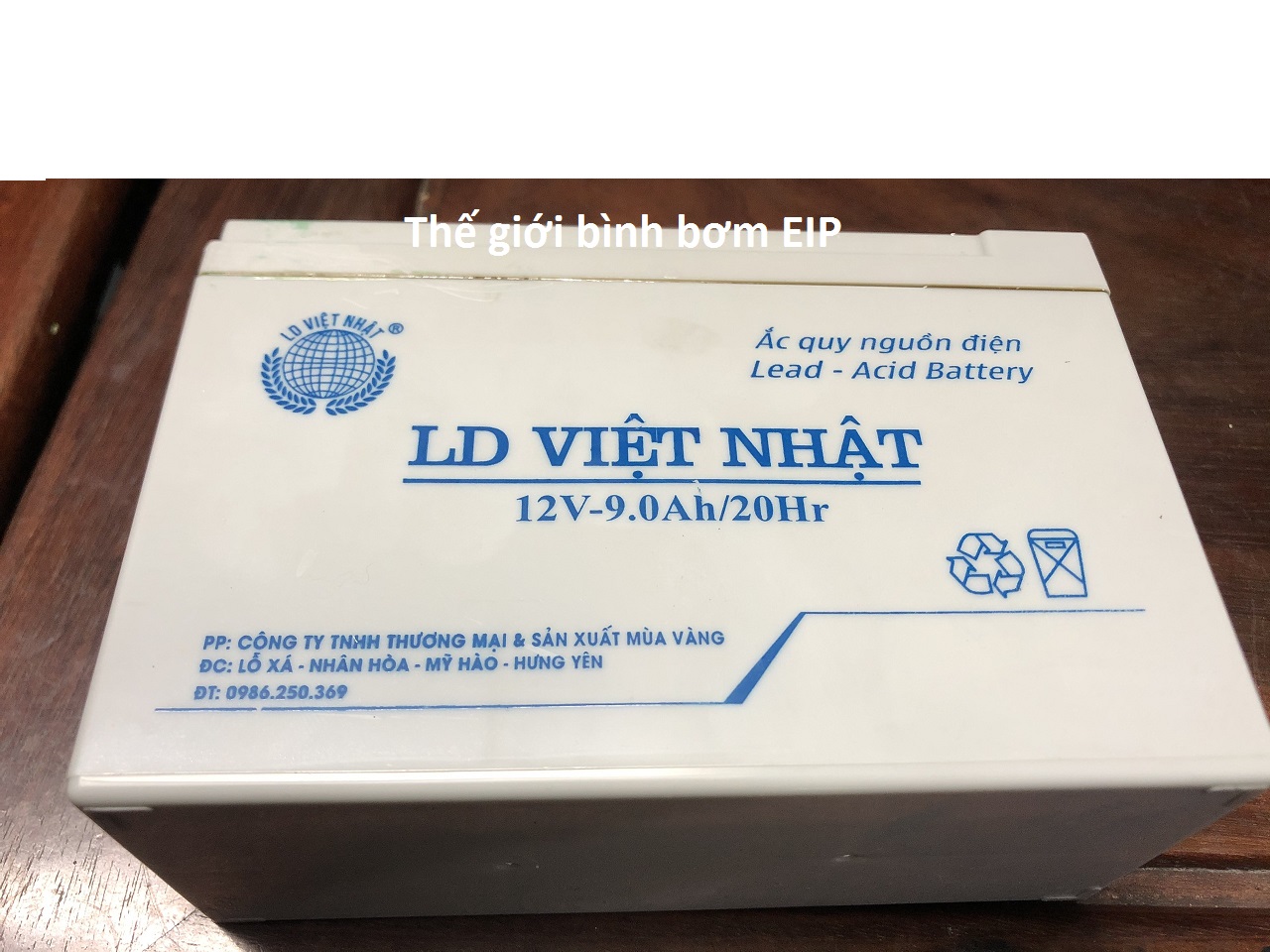 ẮC QUY xe đạp điện, bình bơm sử dụng công nghệ LD VIỆT NHẬT