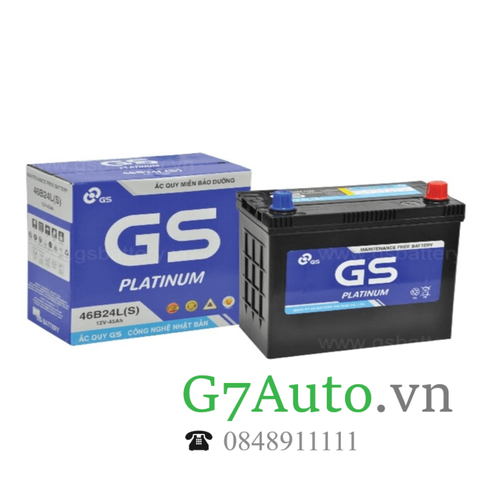 Ắc quy gs 46b24r mf 12v 45ah