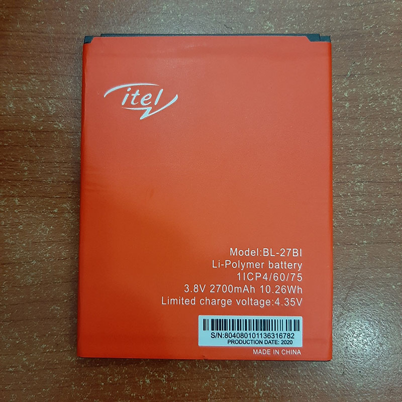 Pin điện thoại itel s41 zin