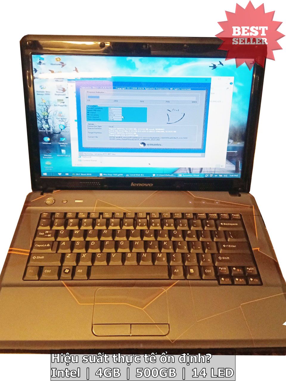 Máy tính xách tay "Laptop Lenovo Ideapad 450" thân thiện, chắc chắn hiệu suất tốt cho văn phòng giải trí - Laptopbabybiz