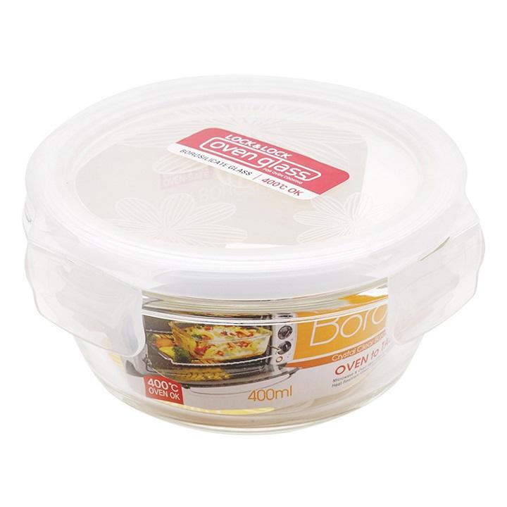 Hộp thủy tinh chịu nhiệt Lock&Lock Boroseal LLG822 400ml