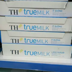 Sữa tươi tiệt trùng TH true Milk 110mlml – thùng 12 lốc x 48 hộp - ít đường