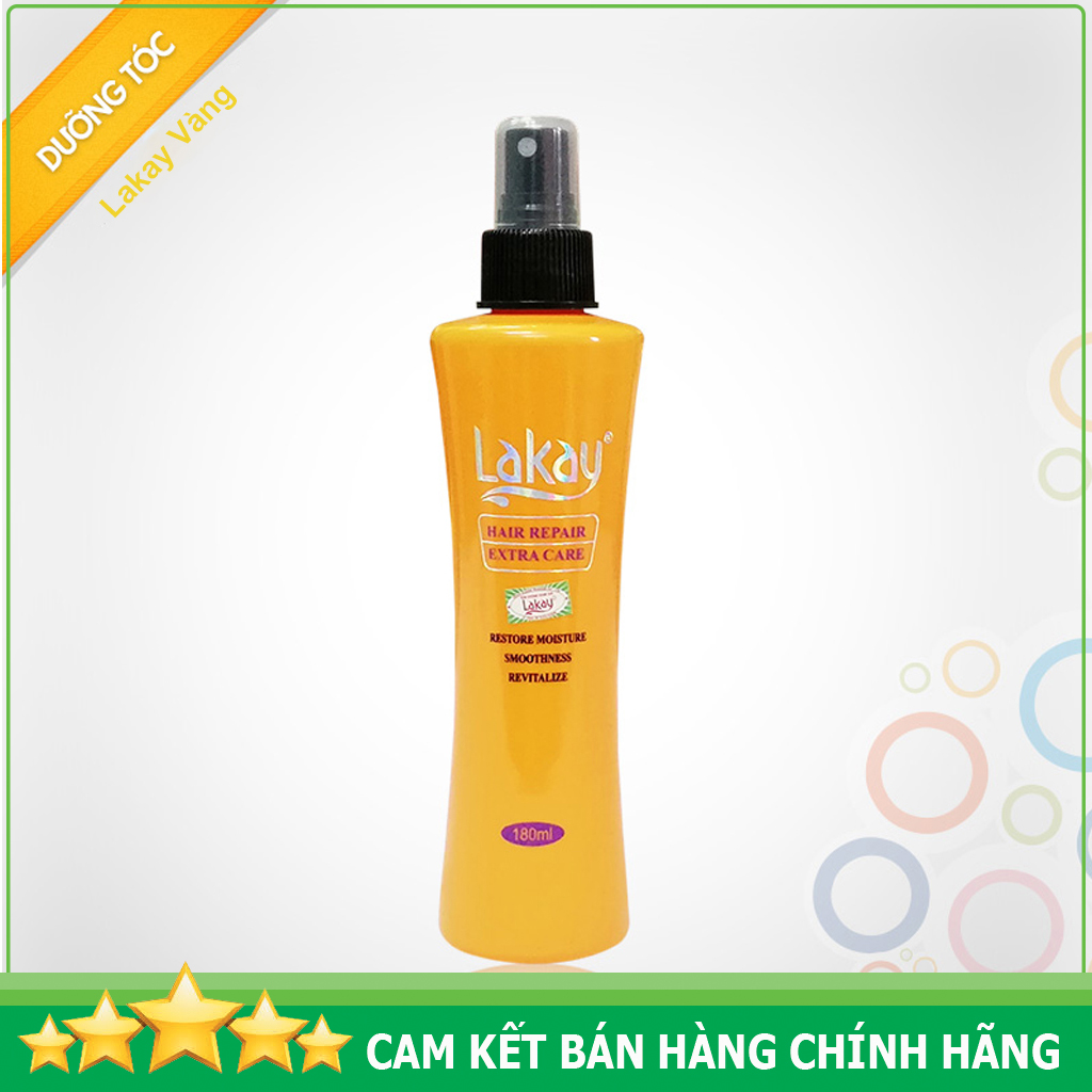 Đạm phục hồi tóc lakay vàng 180ml