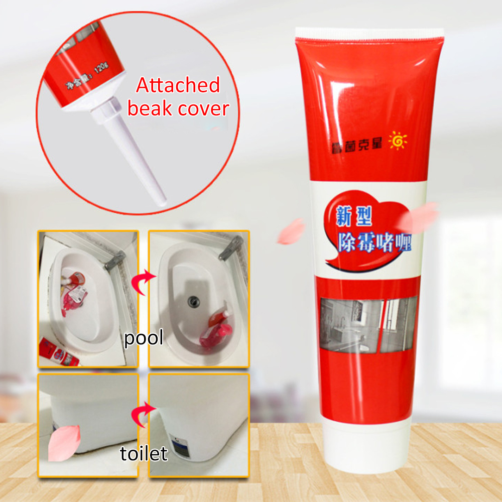 Tẩy nấm mốc trên tường - Tẩy nấm mốc chuyên dụng đánh bay mọi vết bẩn - Dung Dịch Gel Tẩy Mốc Gioăng Cao Su, Kẽ Tường 120g