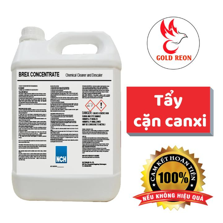 Tẩy  rỉ xét đường ống cặn canxi xi măng vôi vữa Brex Concentrade