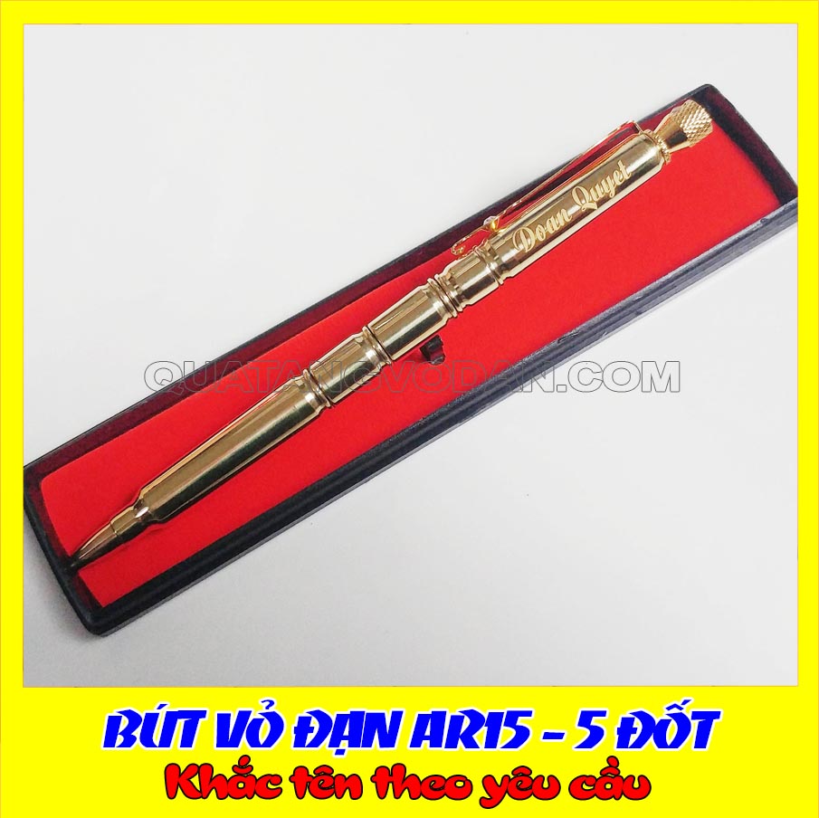 Bút ký ar15 loại 5 đốt | bút vo dan ar15 handmade độc đáo | quà tặng lưu niệm