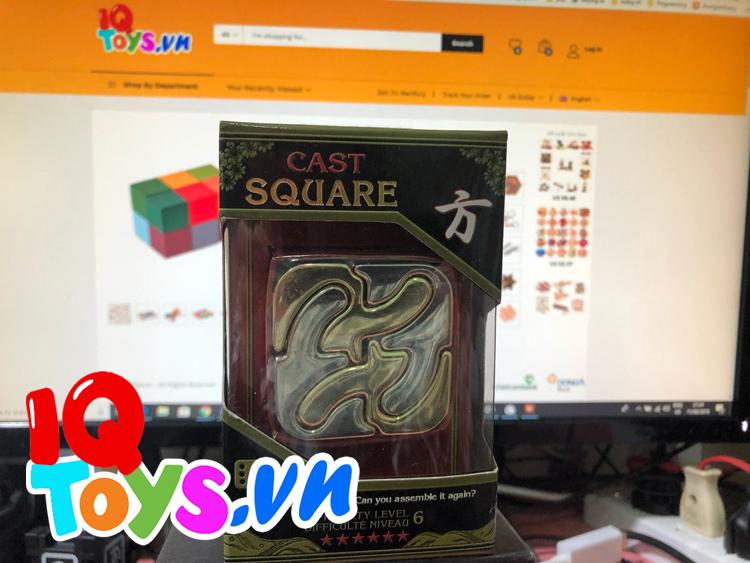 Cast puzzle square - level 6: thay hình biến dạng