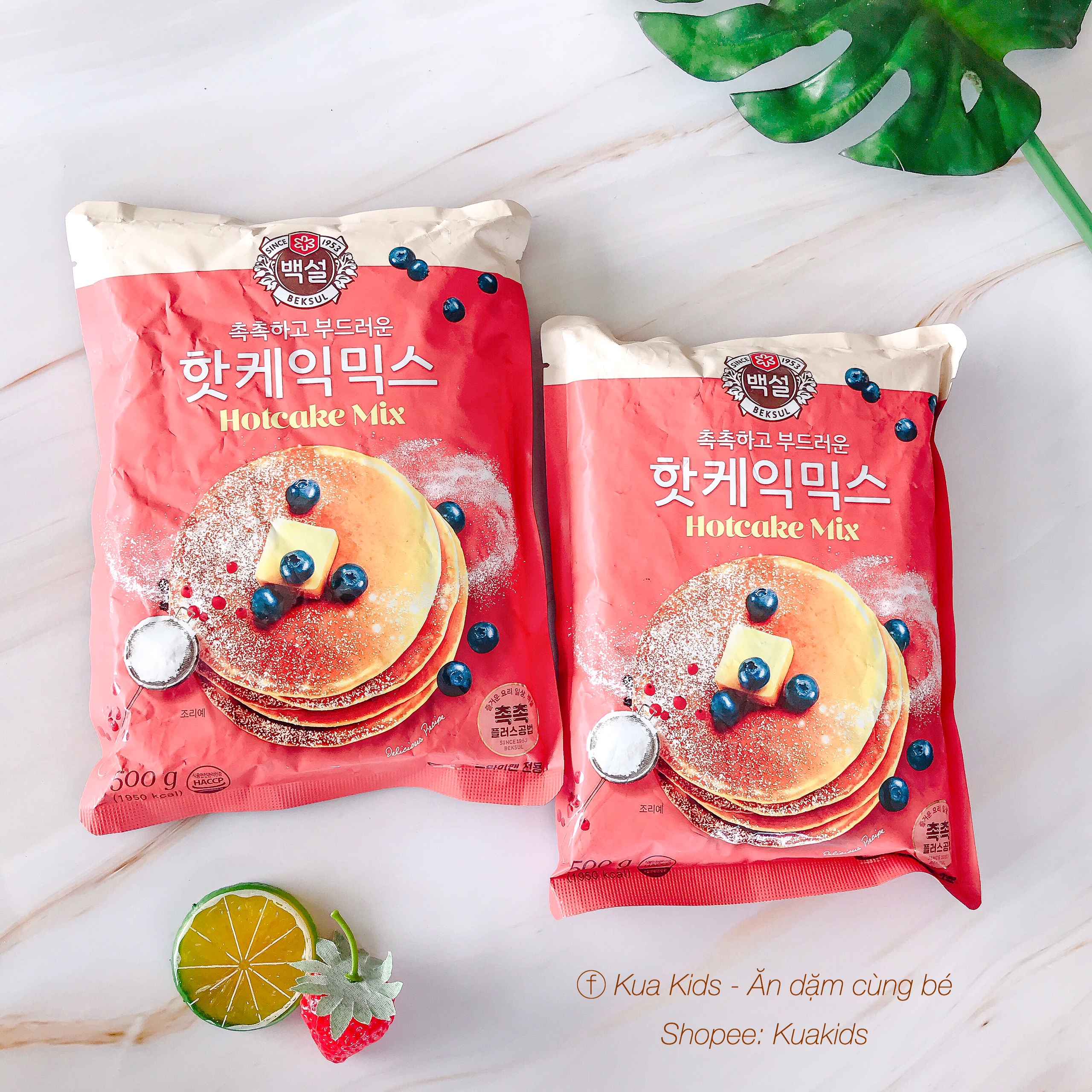 Bột Bánh Hotcake Mix Hàn Quốc Cho Bé Từ 1 Tuổi