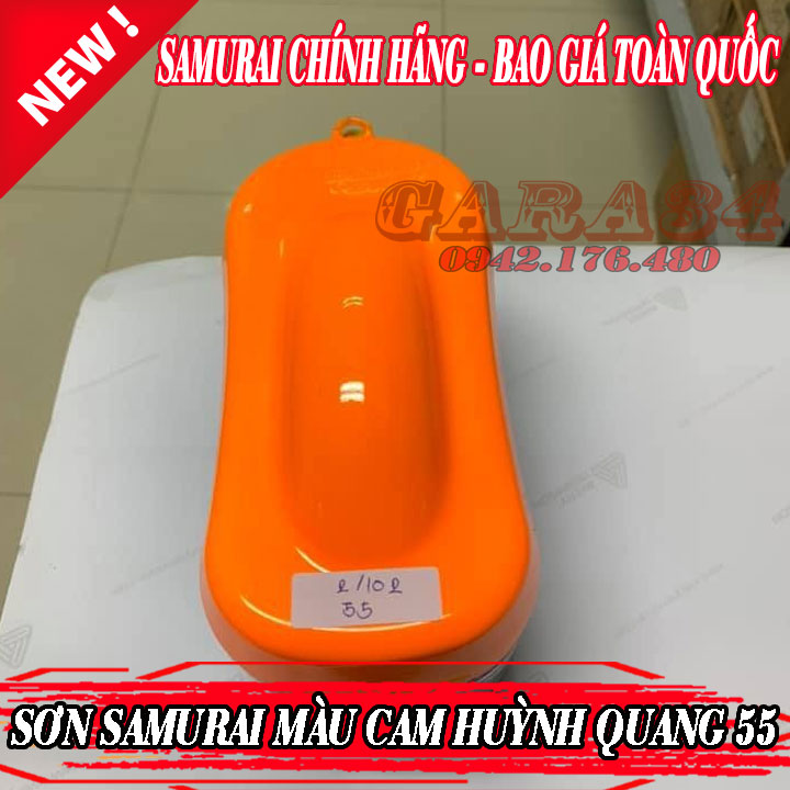 SƠN SAMURAI MÀU CAM HUỲNH QUANG 55