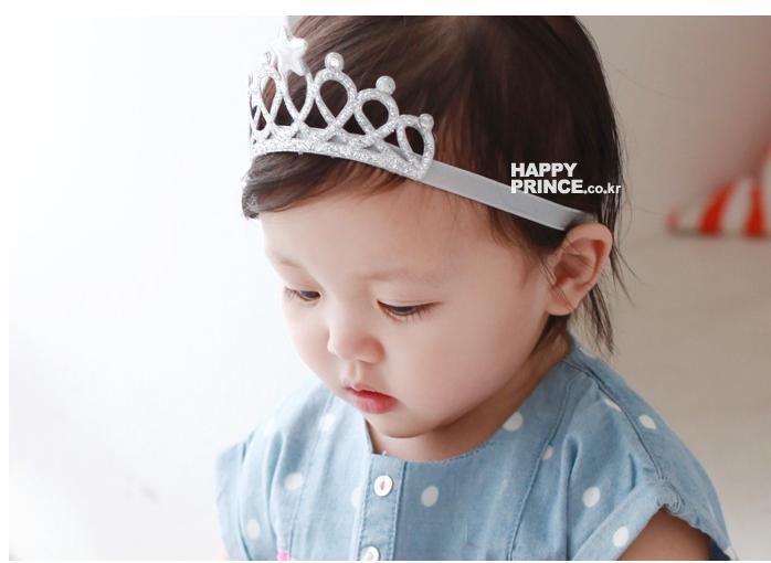 Băng Đô Cài Tóc Vương Miện Cho Bé Gái Đáng Yêu