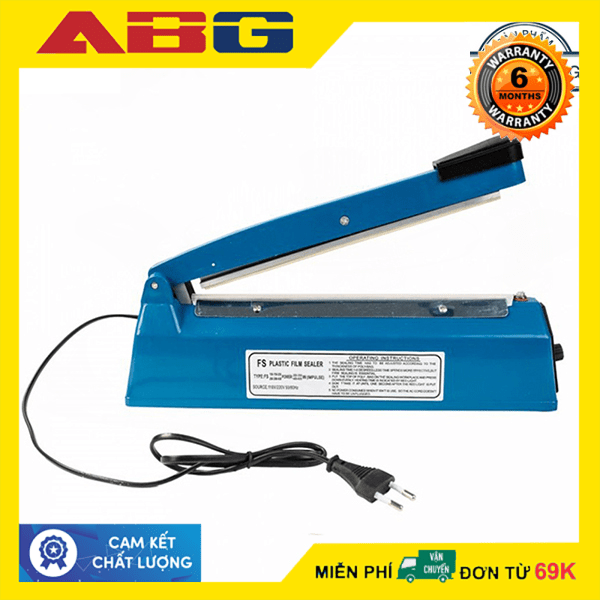 Máy Hàn Miệng Túi ABG FS-250 - Máy Dán Miệng Túi Giúp Bảo Quản Thực Vật Tươi Lâu Hơn, Áp Dụng Phổ Biến Trong Đời Sống – Hàng Chính Hãng - ABG Shop