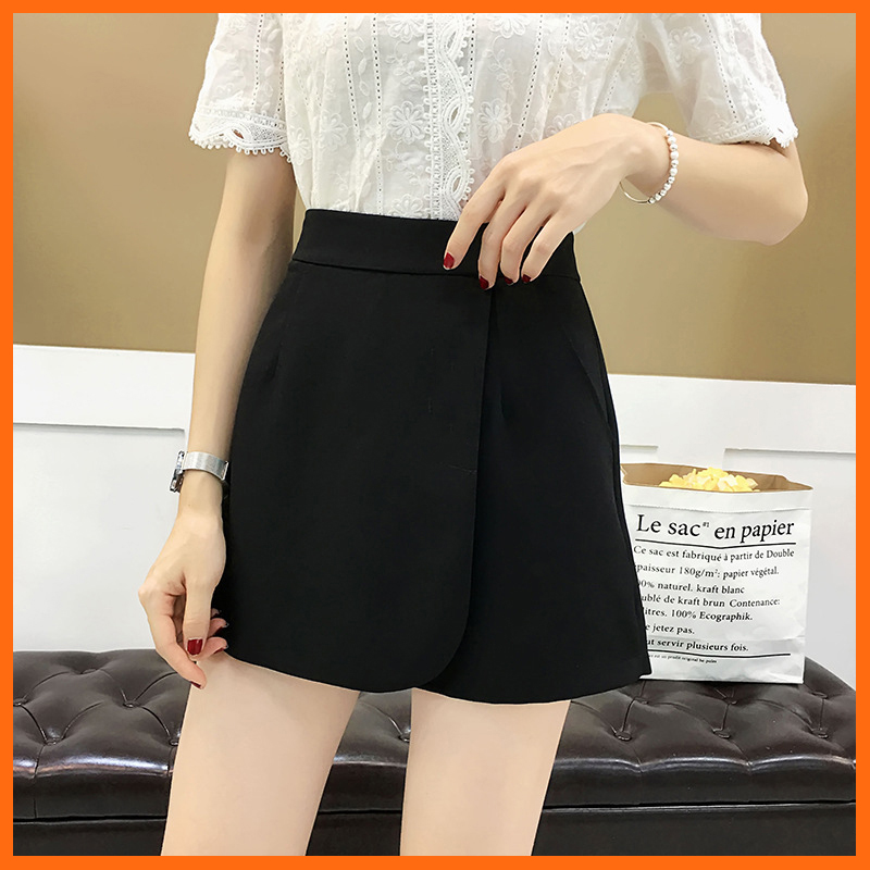 Quần Short Nữ Giả Váy vạt trước dáng Chữ A Madela  - QGV01