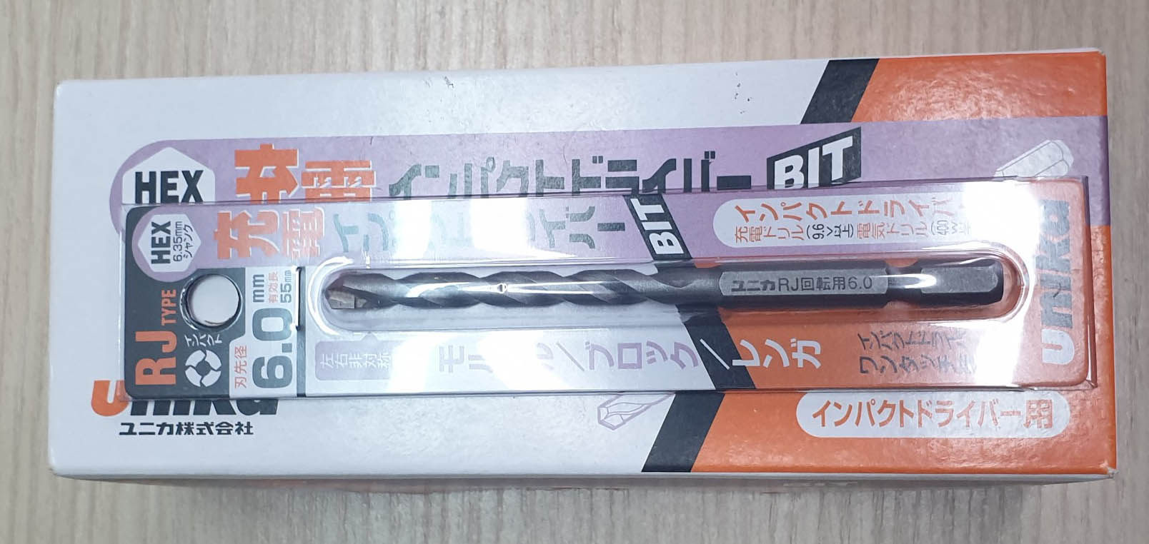 Mũi khoan tường gạch chân lục giác Unika mã RJ