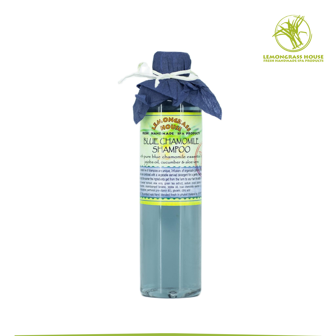 Tất cả dầu gội hoàn toàn thiên nhiên Hoa Cúc Xanh với các loại thảo mộc và tinh dầu dành cho tóc nhạy cảm KHÔNG SULFATE KHÔNG PARABEN