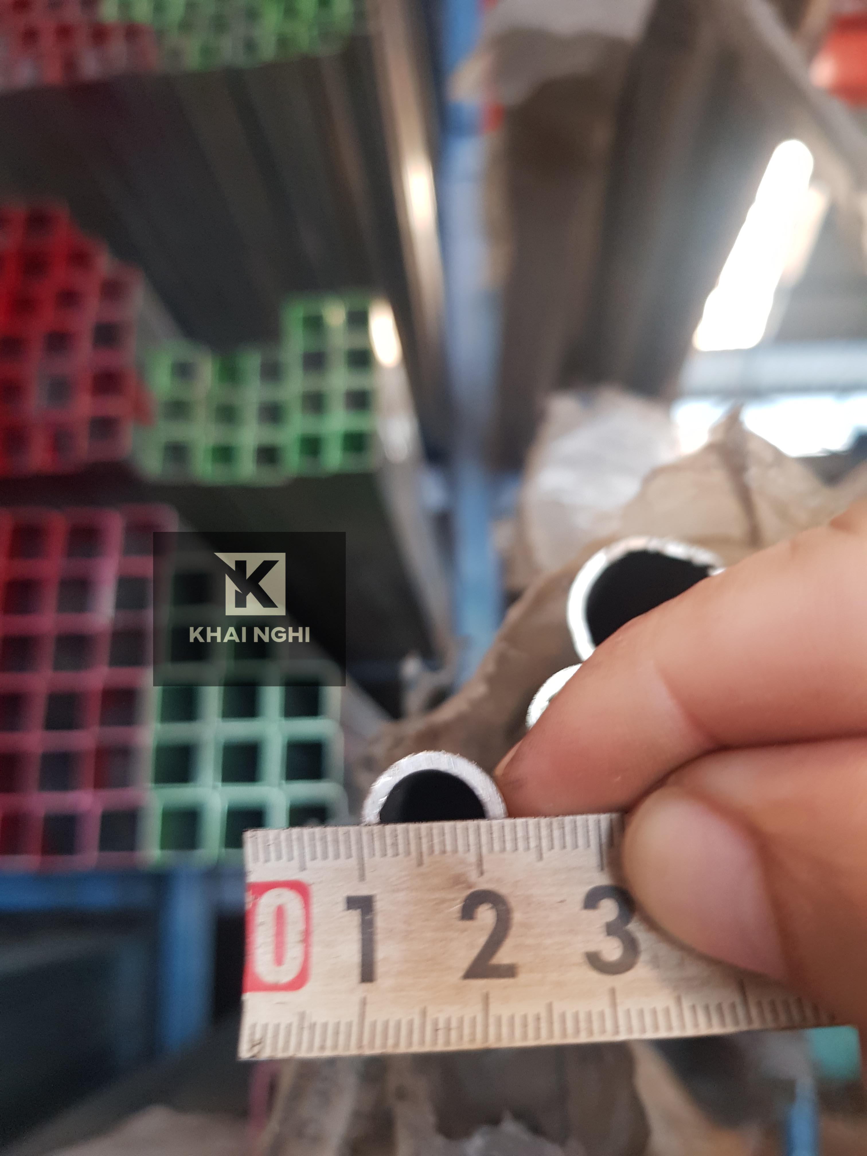 Ống thép Inox 304 không sét đường kính phi 12mm dày 1.5mm dài 1000mm, sử dụng trong cơ cấu trượt, dẫn hướng