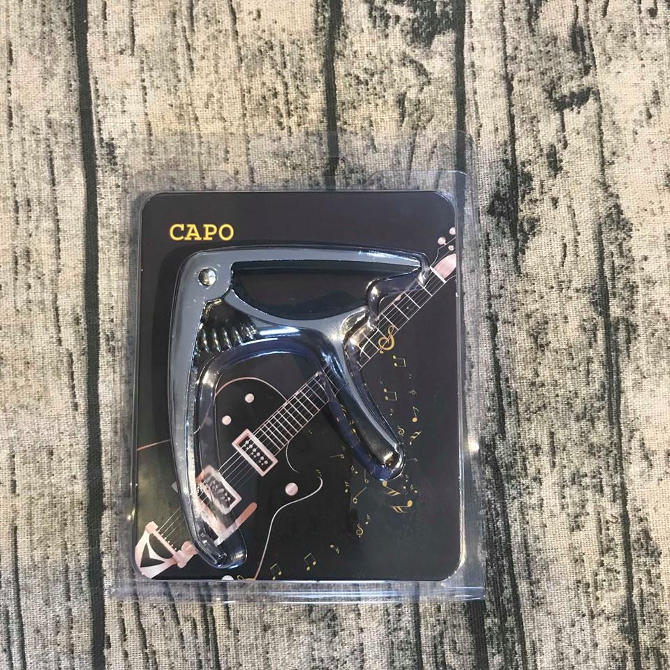 [HCM]Capo guitar cao cấp(có móc rút chốt hỗ trợ thay dây đàn)