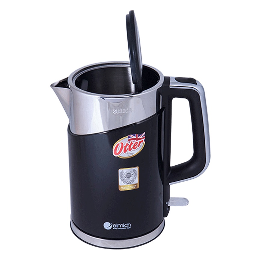 Bình đun / ấm điện đun nước siêu tốc inox 304 cao cấp elmich kee-0216 dung tích 1.7l - công suất 1850w - đế xoay 360 độ