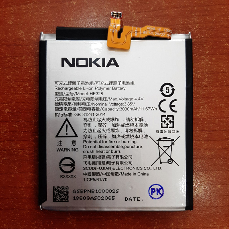 PIN NOKIA 8 /TA-1004 / HE328