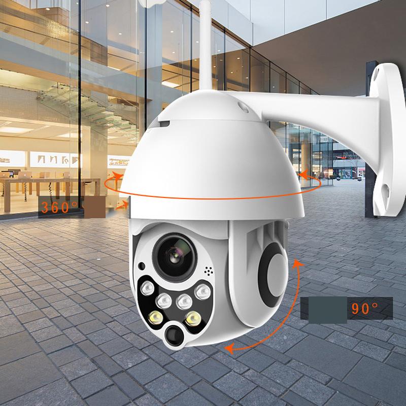 Camera an ninh, Lắp đặt camera bình dương, Tư vấn lắp đặt camera gia đình - Cam Cầu PTZ Xoay 360 Độ, Độ Phân Giải Full HD 1080P, Tặng phiếu bảo hành 1 năm Toàn quốc