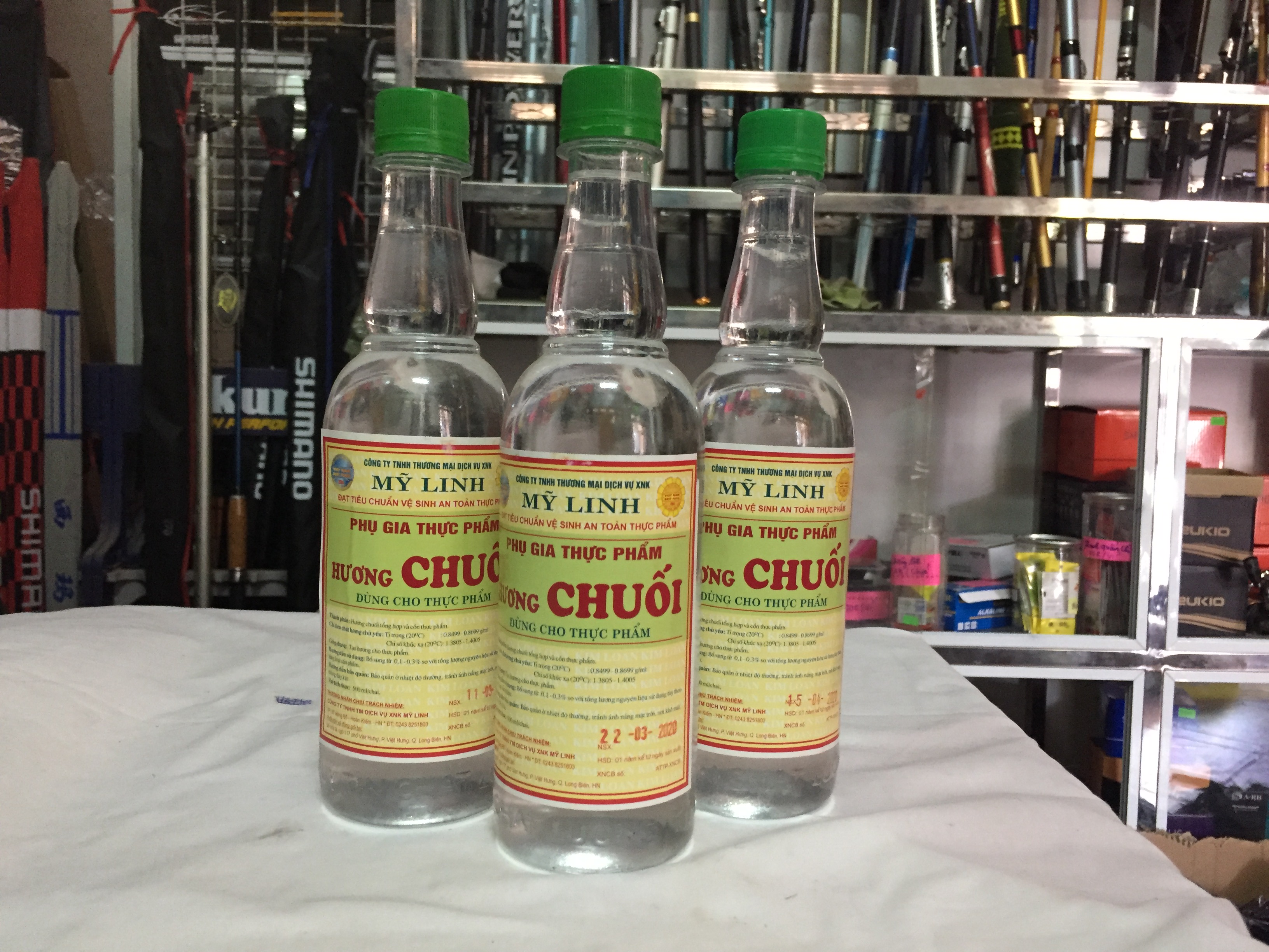 tinh dầu hương chuối chuyên cá trắm, chép, trôi