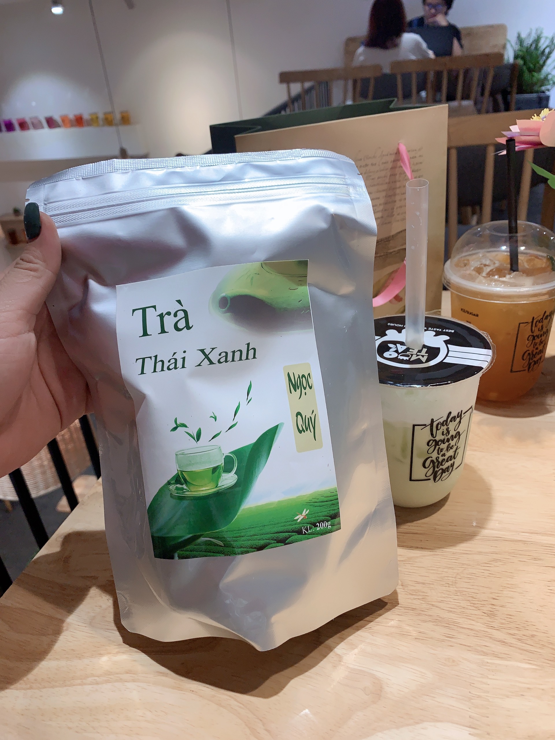 Trà Thái Xanh 200gr - nguyên liệu trà sữa