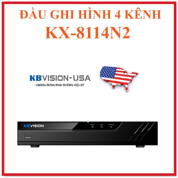 Đầu ghi hình ip 4 kênh kx-8114n2