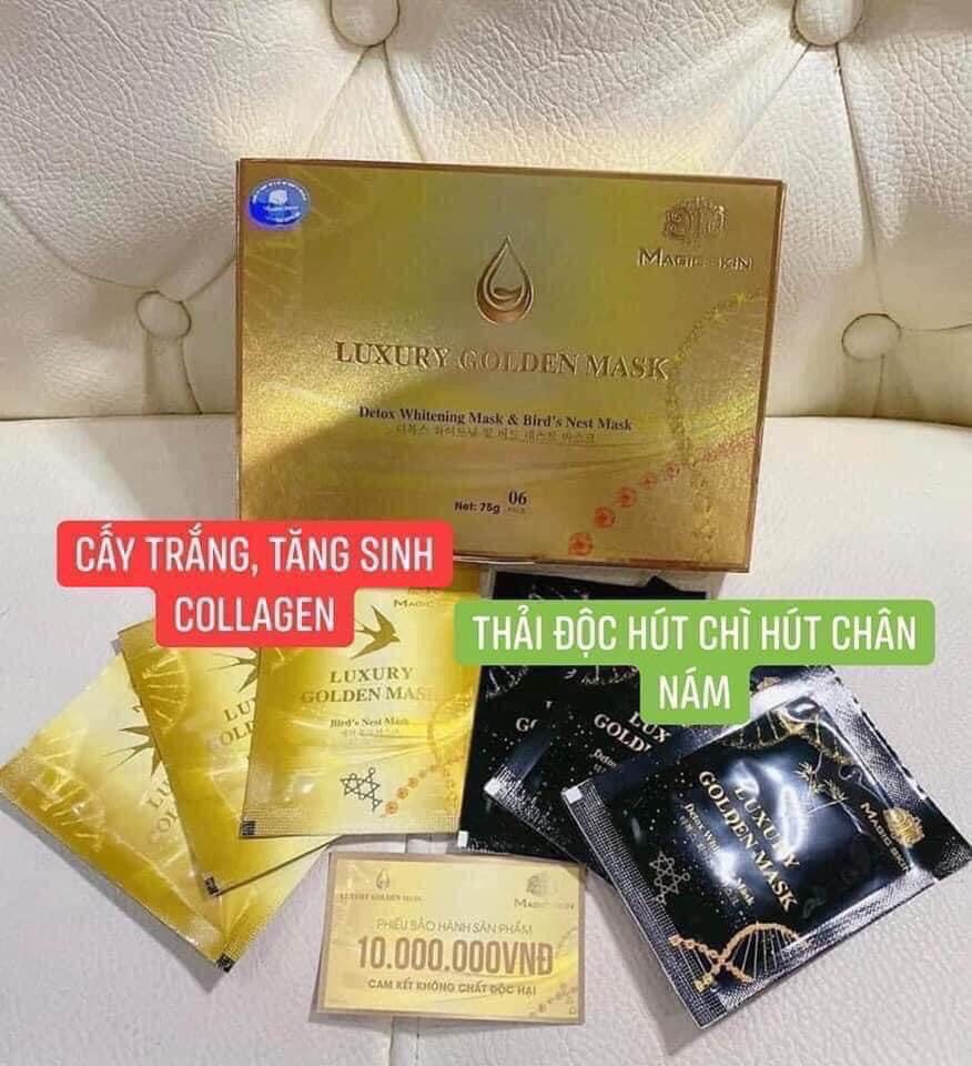 Mặt nạ cấy trắng thải độc hút nám tàn nhang chống lão hóa