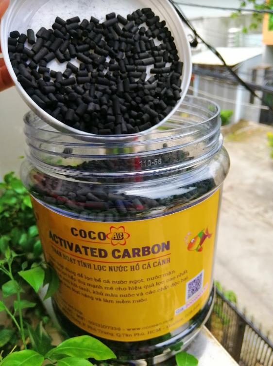 [HCM]Than Hoạt Tính Lọc Nước Hồ Cá COCO AC (Hộp 500gr)