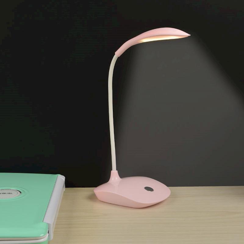 Đèn bàn học, làm việc, đọc sách, đèn led chống cận thị, chân sạc usb, loại to (MÀU NGẪU NHIÊN)+Tặng kèm bộ 3 bút bi mực nước