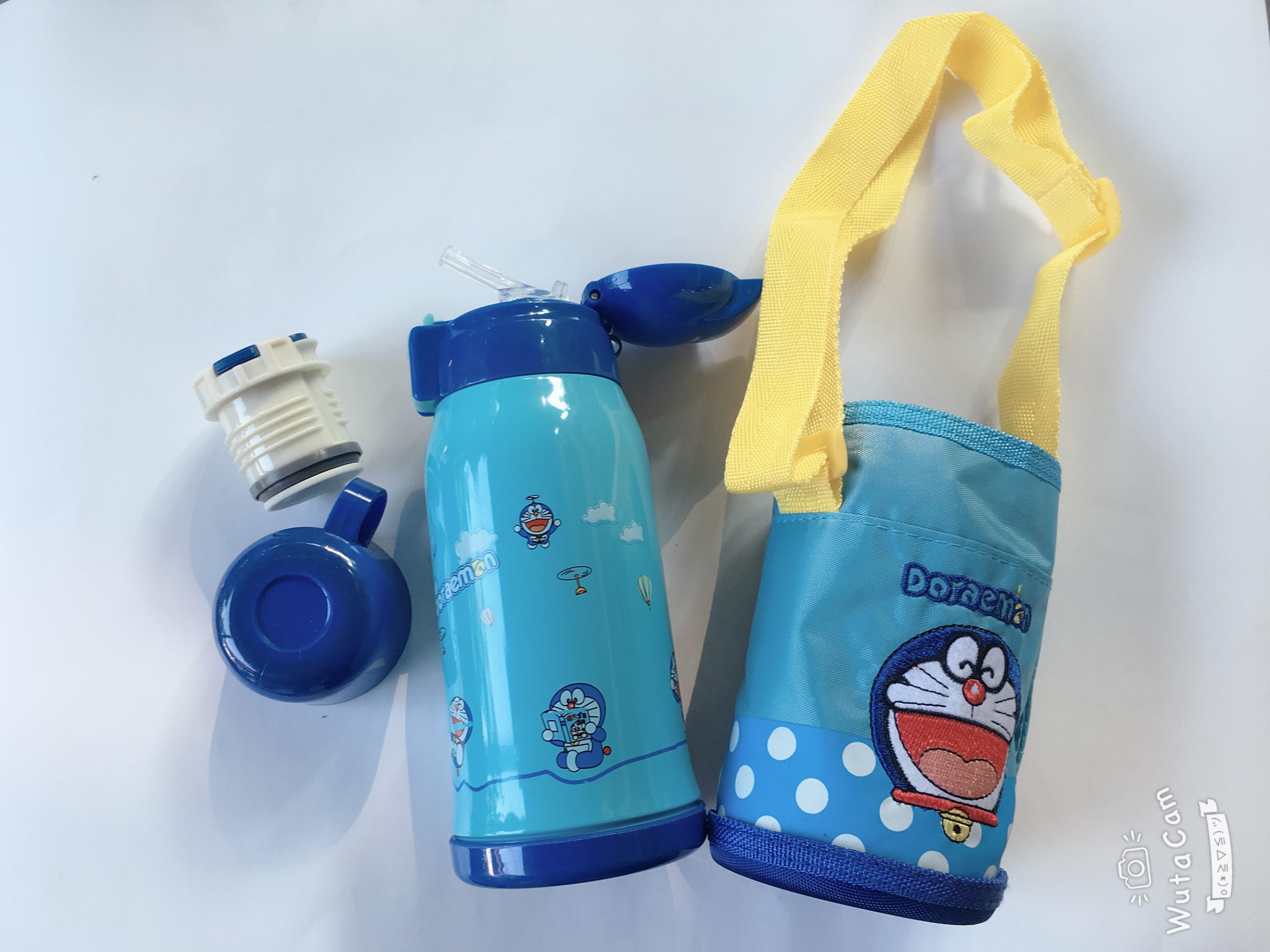 Bình Giữ Nhiệt Doremon 500ml 2 Cách Nắp Thông Minh