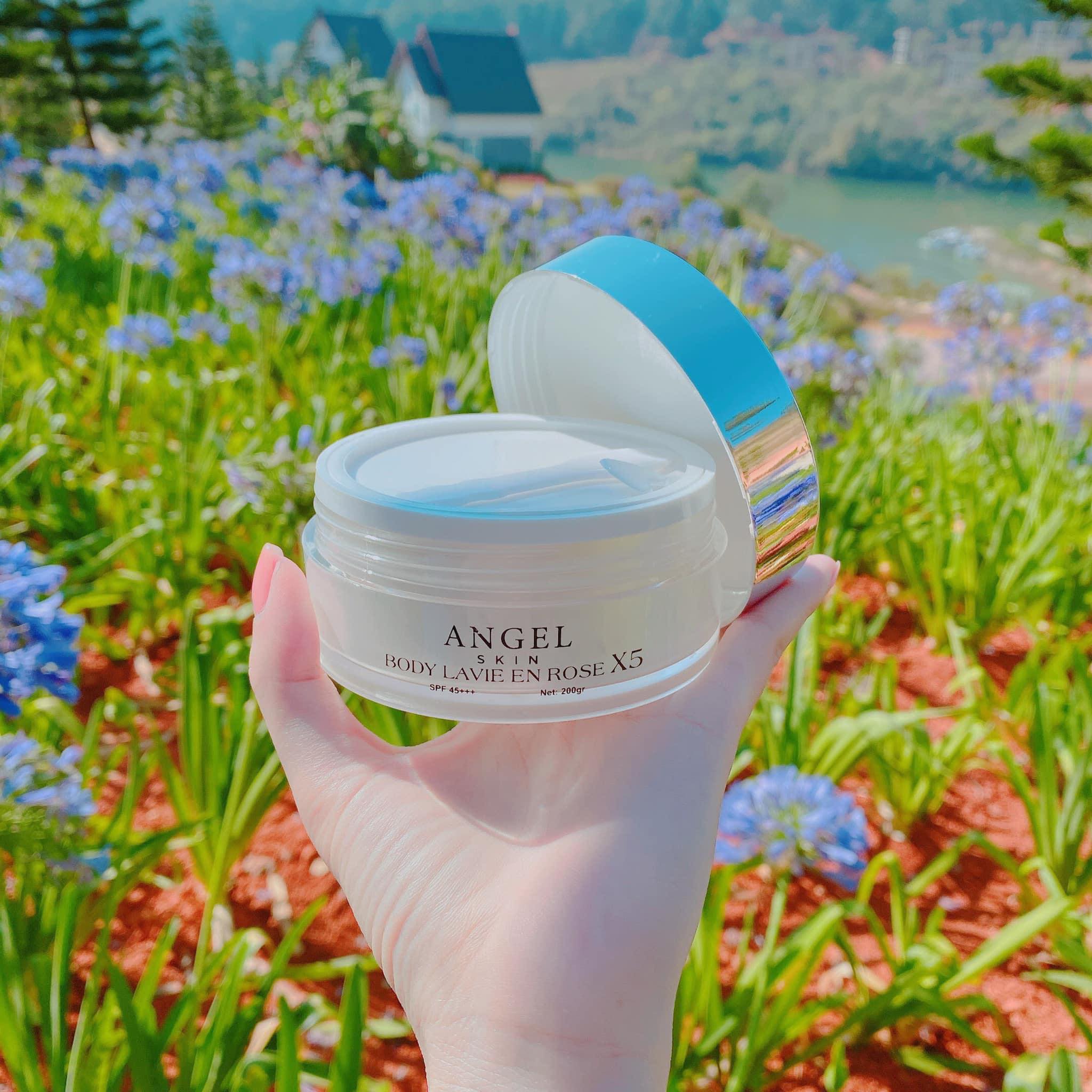 Kem dưỡng trắng da toàn thân Angel Skin body LAVIE EN ROSE X5 200g