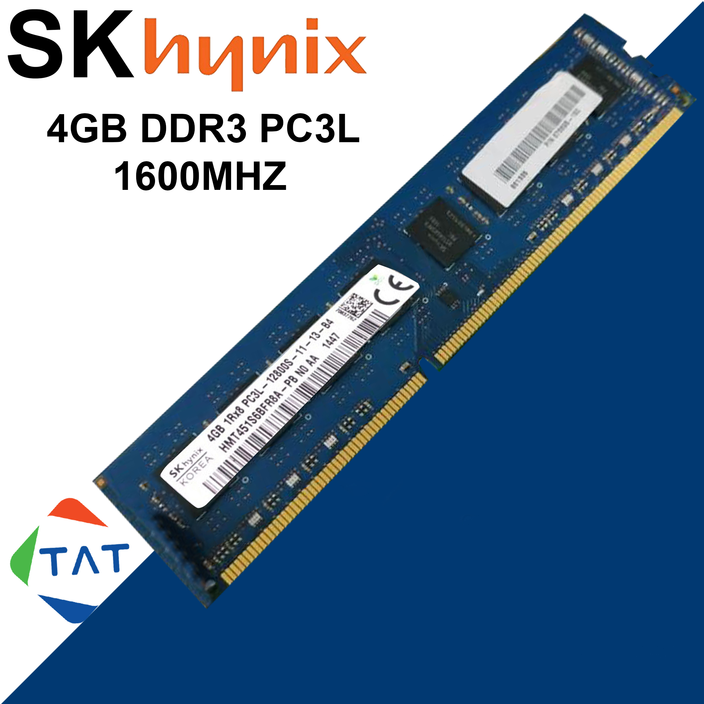 Ram hynix 4gb ddr3 bus 1600mhz pc3-12800 1.5v dùng cho pc desktop bảo hành 12 tháng 1 đổi 1