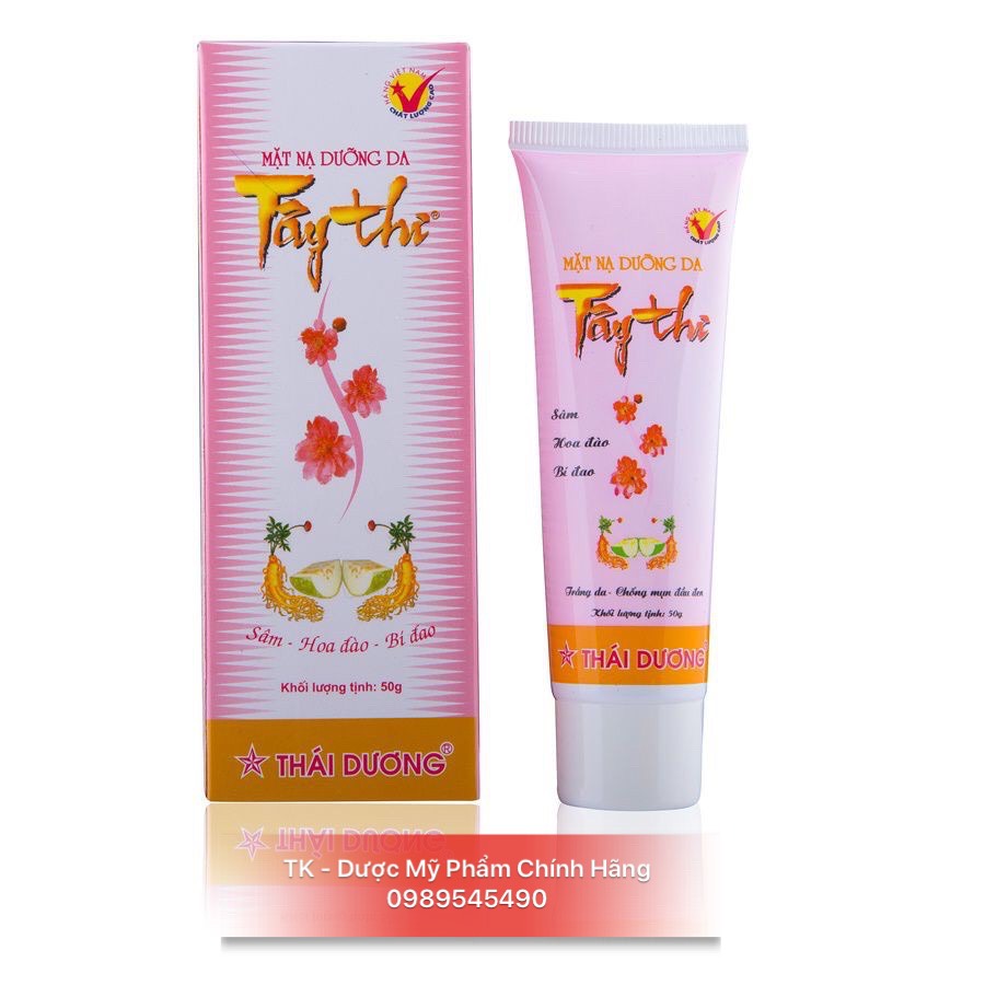 Mặt nạ tây thi dưỡng trắng hồng da sao thái dương 50g