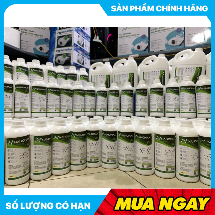 Dung dịch sát khuẩn nano khử khuẩn, dung dịch nano bạc cho máy khử khuẩn - Dùng diệt khuẩn phòng, ô tô