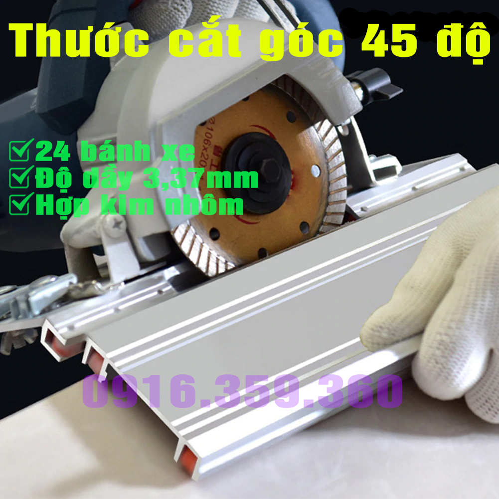 Thước cắt góc 45 độ