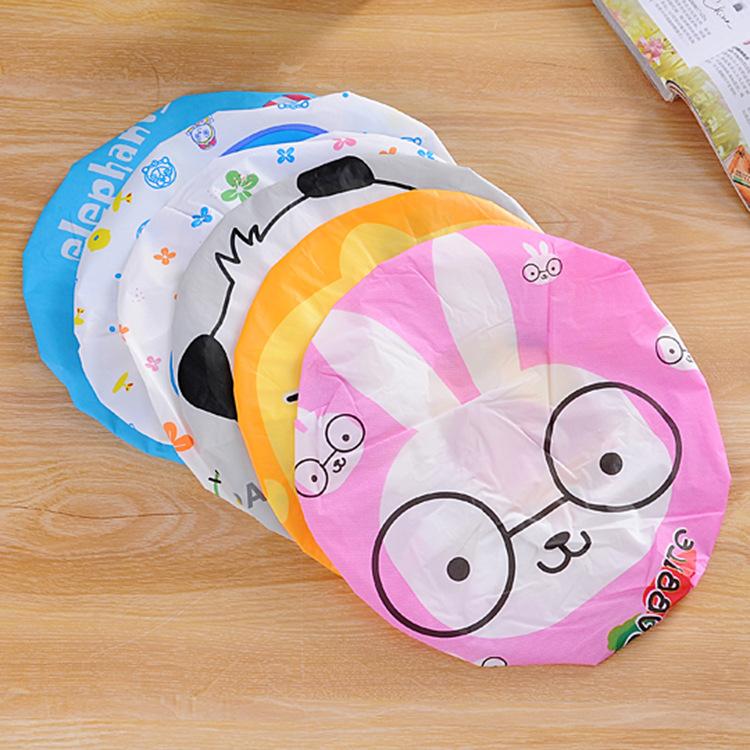 combo 2 chiếc Mũ nilon trùm đầu khi tắm, làm tóc, hình thú ngộ ngĩnh
