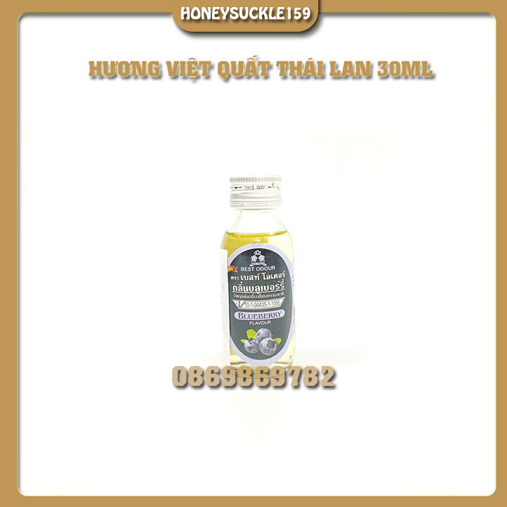 Hương Việt Quất Thái Lan Best Odour Chai 30ml