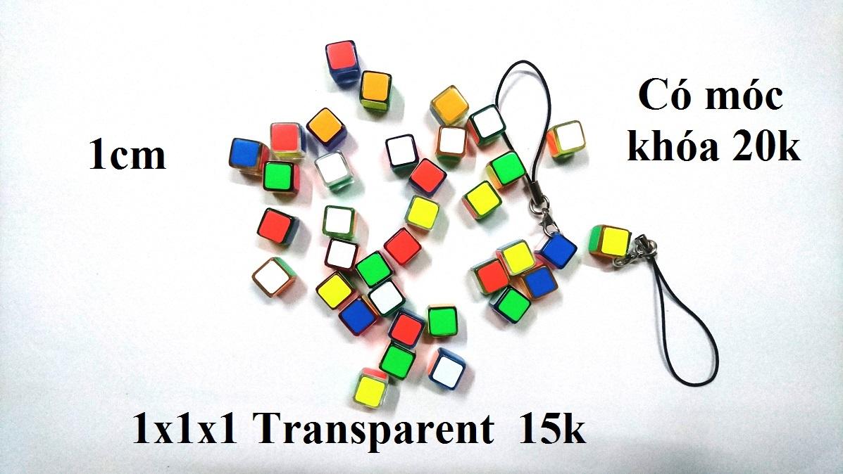 LongSheng 4 Rubik 1x1x1 1cm Transparent